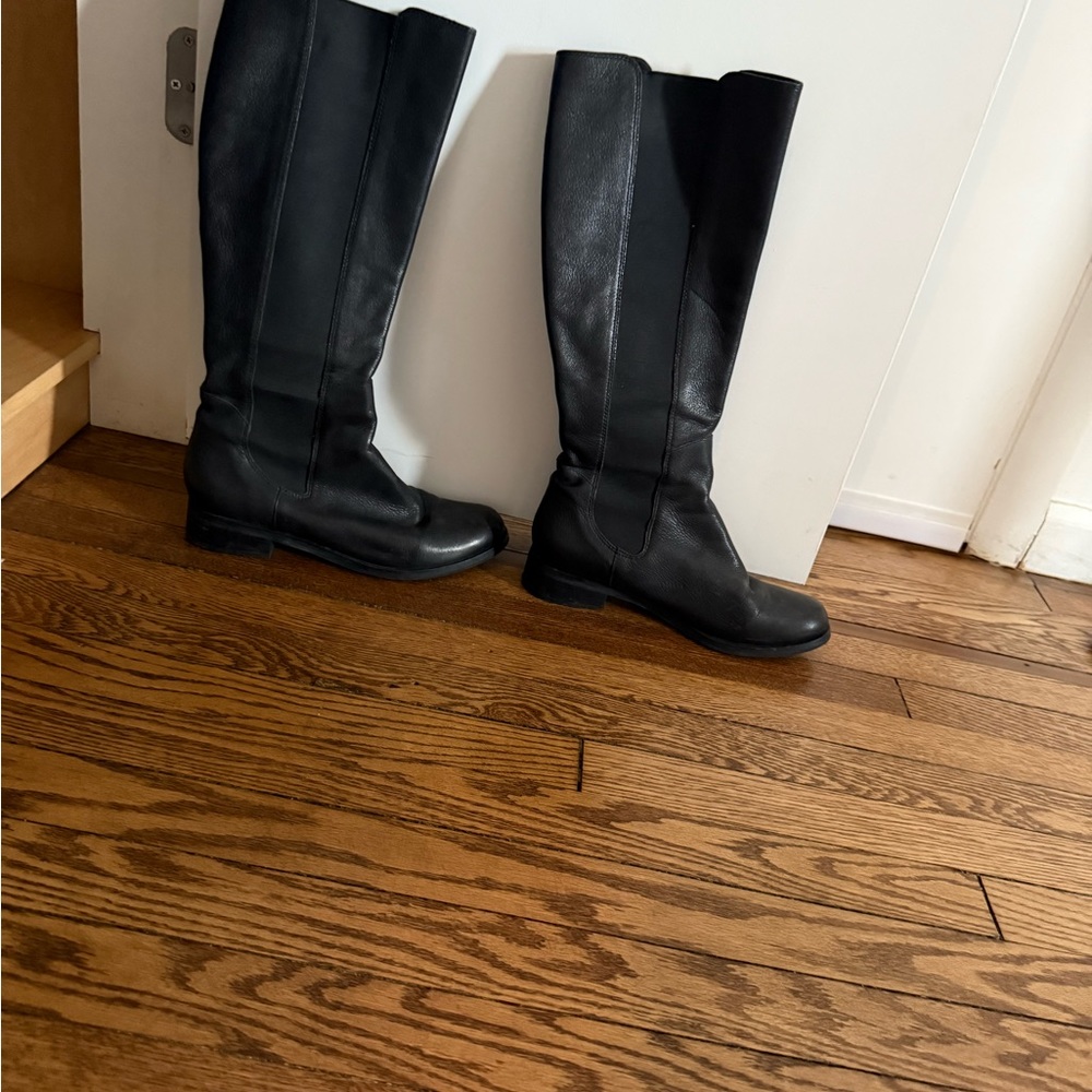 Cole Haan Black Knee Boots Sleek Design